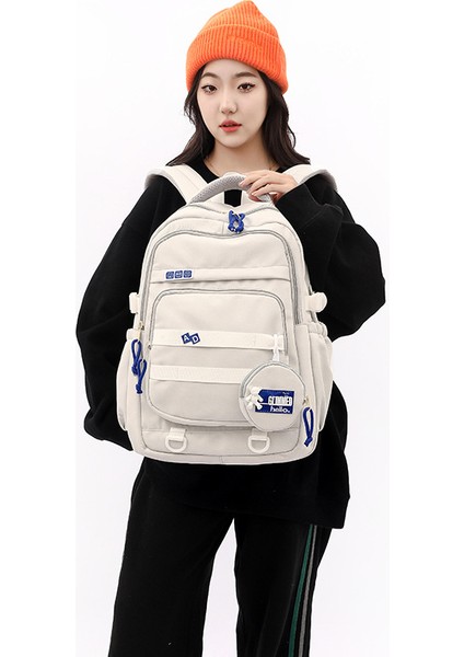 New Nylon Artistic For Boys And S, Reducing Burden, Large Capa Travel And Leisure Trendy For Primary School Students (Yurt Dışından) fiyatları