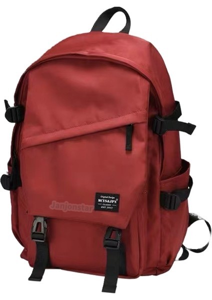 2024 Bahar Yeni Öğrenci Sırt Çantası Okul Çantası Basit Kore Tarzı Sırt Çantası Kadın Sey (Yurt Dışından)