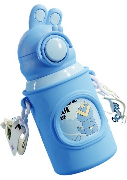 316 Paslanmaz Çelik Çocuk Termos Bardak, Karikatür Taşınabilir Moda Su Bardağı, 500ML (Yurt Dışından)