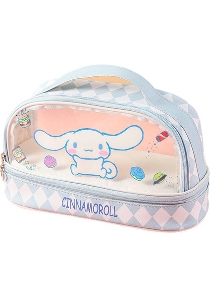 Büyük Kapasiteli Çift Katmanlı Kalem Çantası/öğrenci Kalem Çantası Saklama Çantası/sevimli Mi (Yurt Dışından)