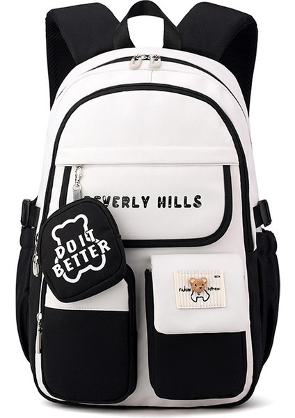 Kız Lise ve Üniversite Öğrencisi Sırt Çantası/ortaokul Öğrencisi Büyük Kapasiteli Kitap Çanta (Yurt Dışından)