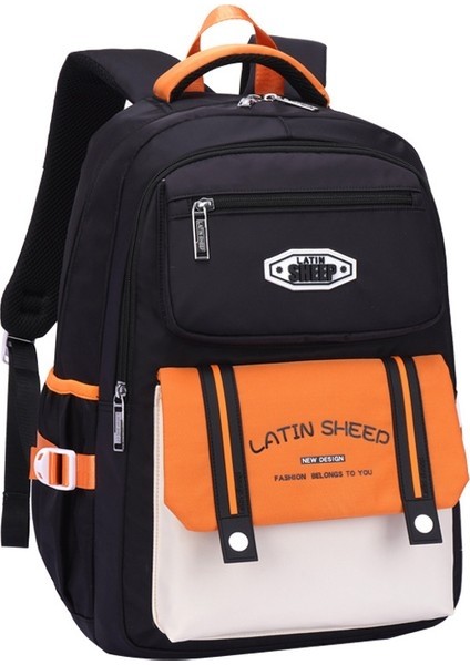 Latin Koyun Moda Okul Çantası/ortaokul Lise Omuz Çantası/büyük Kapasiteli Rahat Sırt Çantası/ (Yurt Dışından)