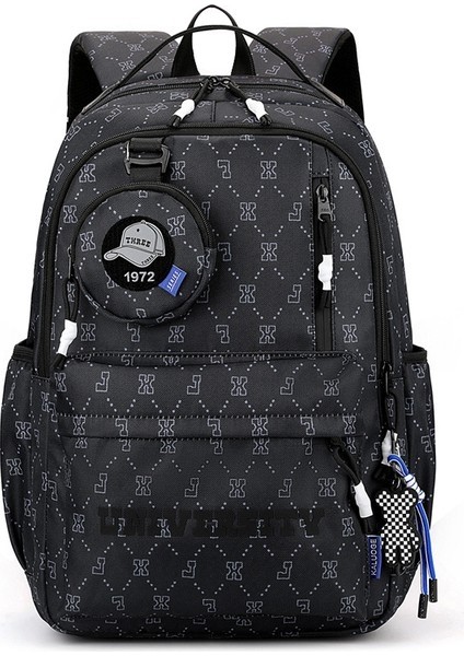 Erkek Yeni Tasarım Basit Ortaokul Okul Çantası/lise Öğrencisi Büyük Kapasiteli Sırt Çantası/ü (Yurt Dışından)