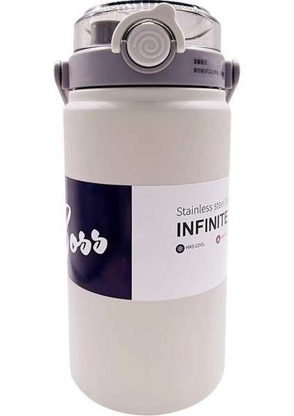 Çift Içecek Büyük Kapasiteli (1000ML/1200ML) Termos Bardak, 316 Gıda Sınıfı Taşınabilir Su Ba (Yurt Dışından)