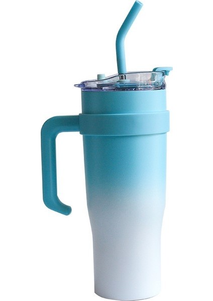 Büyük Kapasiteli Pipet Yalıtım Bardağı, Büyük Mac Soğutma Yalıtım Bardağı, 1200ML (Yurt Dışından)