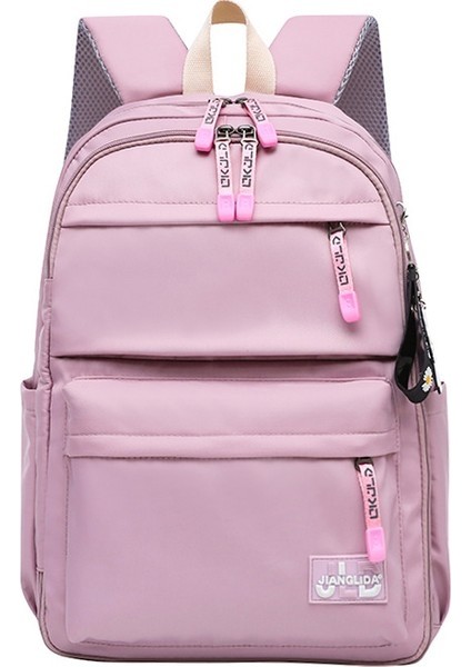 Kız Kore Moda Çok Fonksiyonlu Sırt Çantası/ortaokul Öğrencileri Için Büyük Kapasiteli Okul Ça (Yurt Dışından)