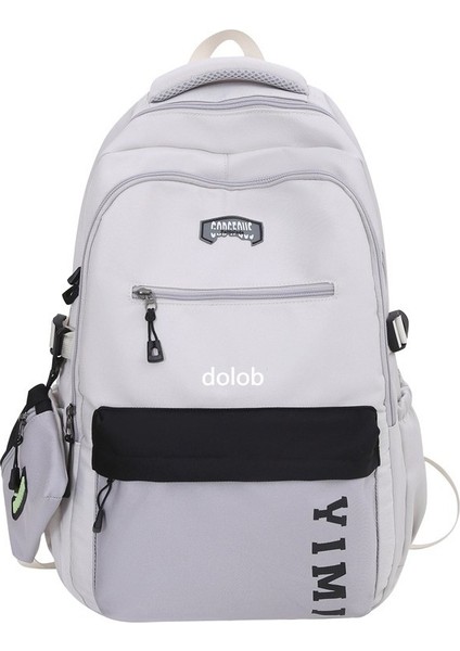 2024 Yeni Japon Büyük Kapasiteli Sırt Çantası Lise Öğrencisi Okul Çantası Çift Açık Seyahat Çantası (Yurt Dışından)