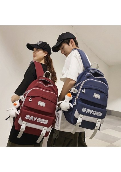 Love Home Okul Kadın Orta ve Lise Öğrencileri Büyük Kapasiteli Sırt Orta Okul Öğrencileri Rahat Alfabe Trendi Sırt Çantası (Yurt Dışından) indirimleri