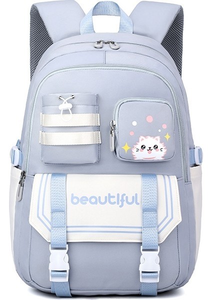 Ortaokul, Lise ve Üniversite Öğrencileri Için Kitap Çantası, Büyük Kapasiteli Sırt Çantası (Yurt Dışından)