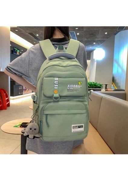 Büyük Kapasiteli Ortaokul Okul Çantasının Kore Versiyonu/lise Kolej Trendi Moda Sırt Çantası/ (Yurt Dışından)