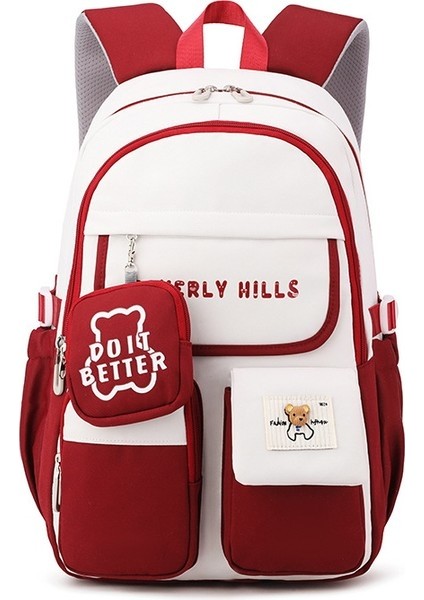 Kız Lise ve Üniversite Öğrencisi Sırt Çantası/ortaokul Öğrencisi Büyük Kapasiteli Kitap Çanta (Yurt Dışından)