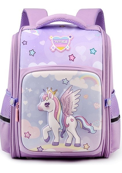 Su Geçirmez Büyük Kapasiteli Erkek ve Kız Öğrenci Okul Çantaları, Omurga Yükü Azaltma, Gecele (Yurt Dışından)