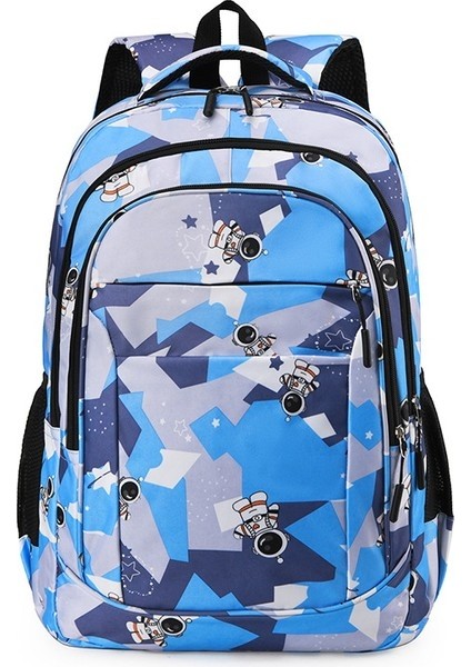 Büyük Kapasiteli Basit Rahat Baskı Öğrenci Okul Çantası (Yurt Dışından)