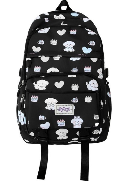 Moda Baskılı Öğrenci Okul Çantası/ortaokul Lise Büyük Kapasiteli Sırt Çantası/üniversite Sırt (Yurt Dışından)