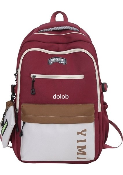 2024 Yeni Japon Büyük Kapasiteli Sırt Çantası Lise Öğrencisi Okul Çantası Çift Açık Seyahat Çantası (Yurt Dışından)