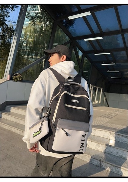 2024 Yeni Japon Büyük Kapasiteli Sırt Çantası Lise Öğrencisi Okul Çantası Çift Açık Seyahat Çantası (Yurt Dışından) modelleri