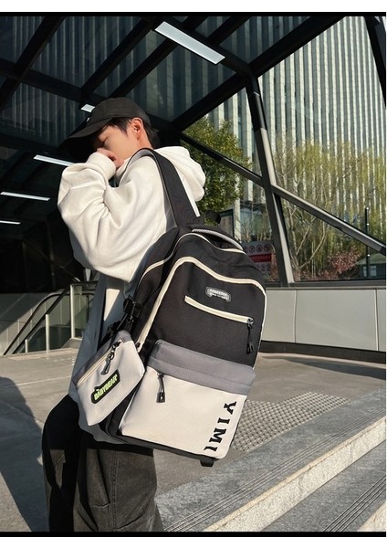 2024 Yeni Japon Büyük Kapasiteli Sırt Çantası Lise Öğrencisi Okul Çantası Çift Açık Seyahat Çantası (Yurt Dışından) fırsatları