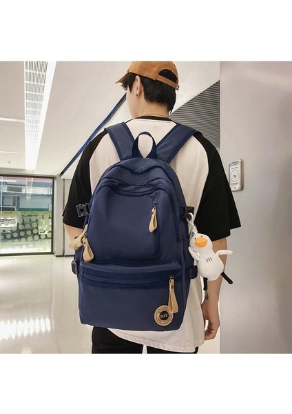 Love Home Lise Öğrencisi Okul Çantası Kadın Trendi Kampüs Erkek ve Kadın Sırt Çantası (Yurt Dışından) indirimleri