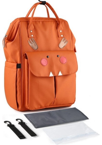 Love Home Sırt Çantası Çok Fonksiyonlu Sırt Çantası - Turuncu (Yurt Dışından)