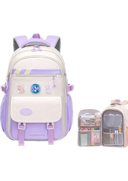 Yeni Ilköğretim Okulu Okul Çantası Hafif Kitap Çantası Büyük Kapasiteli Omuz Çantası 4-6 Sınıf Okul Çantası Büyük Boy (Yurt Dışından) fiyatları