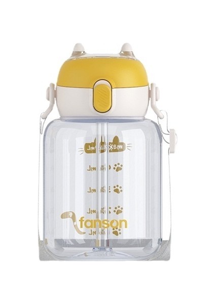 Lovehome 620ML Su Matarası - Sarı (Yurt Dışından)
