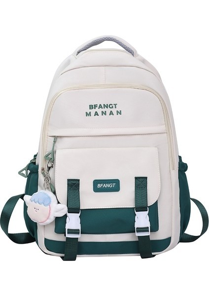 Love Home Trendi Bilgisayar Hit Renk Büyük Kapasiteli Sırt Öğrenci Okul Kadın Sırt Çantası (Yurt Dışından)