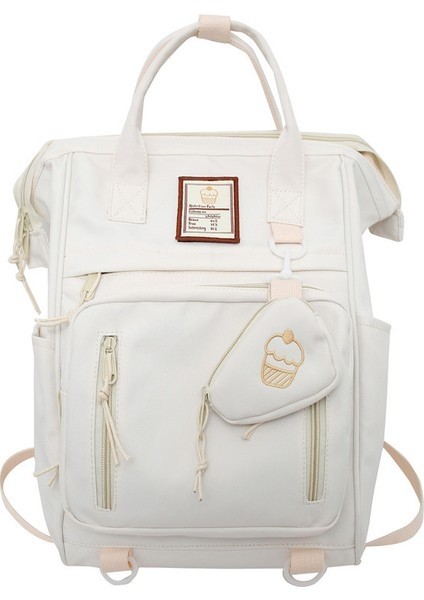 Love Home Okul Kadın Üniversite Öğrencileri Sırt Kampüs Ortaokul Küçük Taze Sırt Büyük Kap (Yurt Dışından)