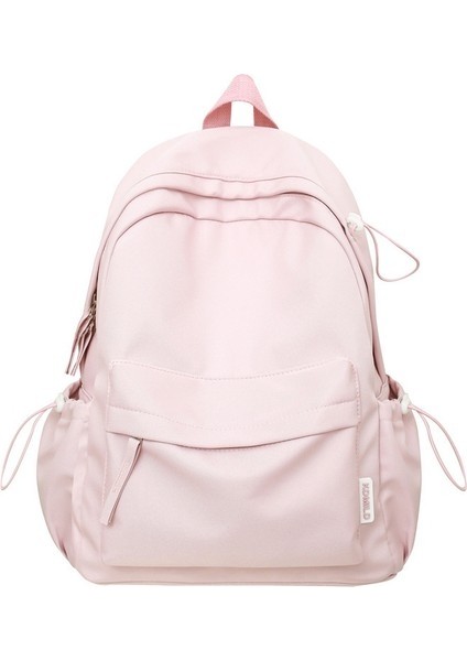 Love Home Tatlı Yumuşak Kız Düz Renk Büyük Kapasiteli Öğrenci Okul Çantası 2023 Yeni Ünive (Yurt Dışından)