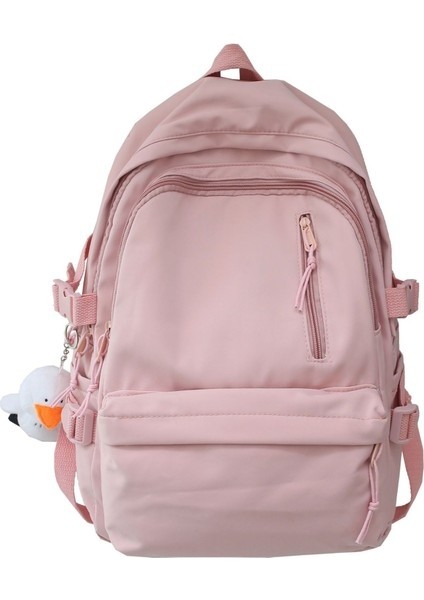 Love Home 2023 Yeni Düz Renk Sırt Çantası Ortaokul ve Lise Kadın Üniversite Öğrencileri Iç (Yurt Dışından)
