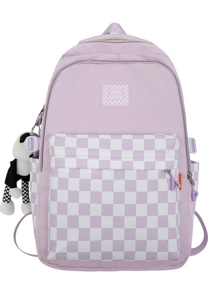 Love Home Okul Kadın Ortaokul Öğrencisi Lise Öğrencisi Büyük Kapasiteli Sırt Moda Tüm Maç (Yurt Dışından)