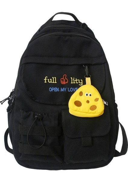 Love Home Sırt Kolej Tarzı Sırt Büyük Kapasiteli Lise Öğrencisi Okul Çantası (Yurt Dışından)