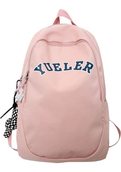 Love Home Kadınlar Için Retro Kampüs Sırt Çantası, Büyük Kapasiteli, Çok Yönlü Öğrenci Oku (Yurt Dışından)