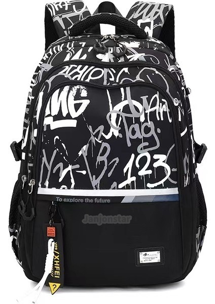 2024 Bahar Yeni Öğrenci Sırt Çantası Okul Çantası Basit Kore Tarzı Sırt Çantası Kadın Sey (Yurt Dışından)