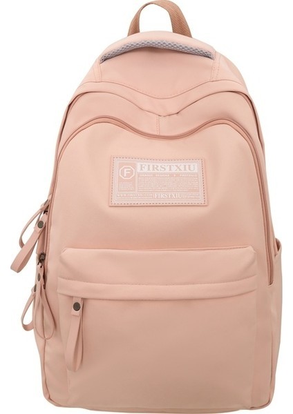 Love Home Kampüs Düz Sırt Lise Öğrencileri Taze ve Tatlı Kız Okul Seyahat Sırt Çantası (Yurt Dışından)