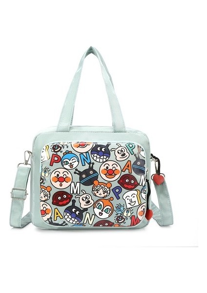 Lovehome Karikatür Detaylı Askılı Anne Bebek Çantası - Mavi (Yurt Dışından)