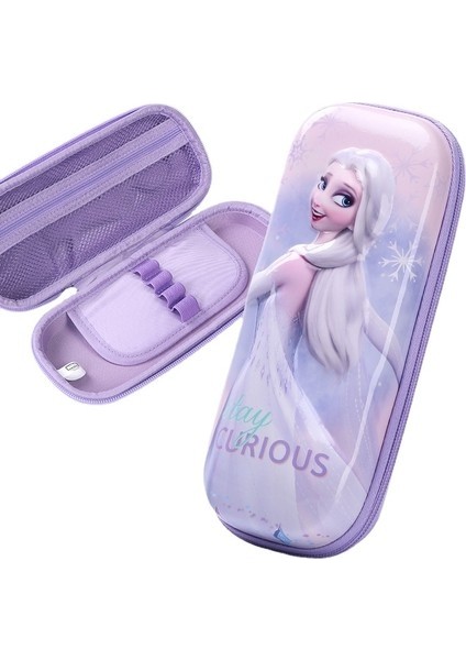 Lovehome 3D Disney Çocuk Kalem Kutusu - Mor (Yurt Dışından)