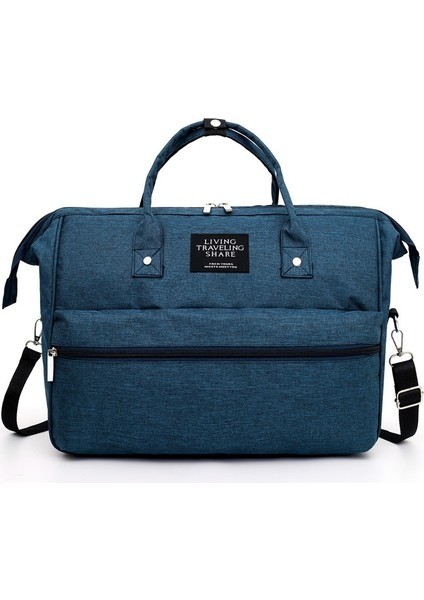 Love Home Çok Fonksiyonlu Su Geçirmez Bebek Bakım Çantası - Mavi (Yurt Dışından)