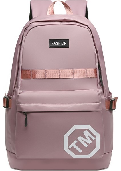 Love Home 2023 Yaz Trendi Çok Yönlü Rahat Seyahat Sırt Çantası Basit Doku Sırt Çantası Büy (Yurt Dışından)