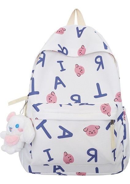 Love Home Öğrenci Okul Sırt Yabancı Stil Harfler Küçük Taze Tüm Maç Sırt Çantası (Yurt Dışından)