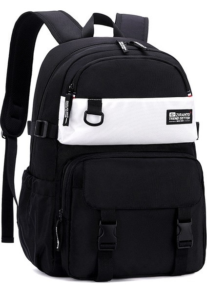 Lovehome Düz Renk Çocuk Sırt Çantası - Siyah (Yurt Dışından)