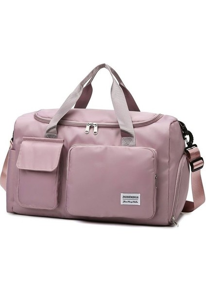 Mdsj Büyük Kapasiteli Islak ve Kuru Ayrılmış Seyahat Çantası Bağımsız Ayakkabı Deposu Spor Çantası (Yurt Dışından)