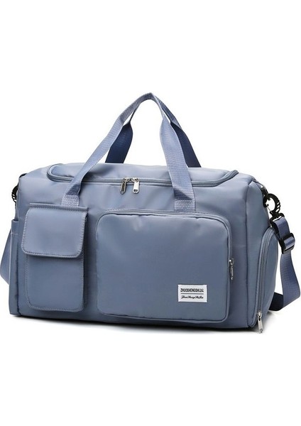 Mdsj Büyük Kapasiteli Islak ve Kuru Ayrılmış Seyahat Çantası Bağımsız Ayakkabı Deposu Spor Çantası (Yurt Dışından)