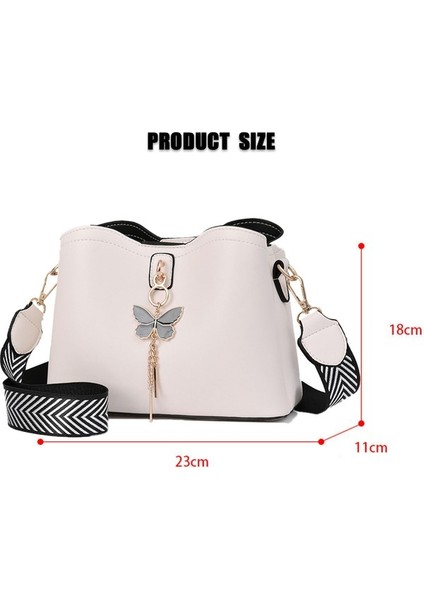 Beyaz Omuz Çantası: Şık Pu Deri Çanta (Yurt Dışından) fiyatları