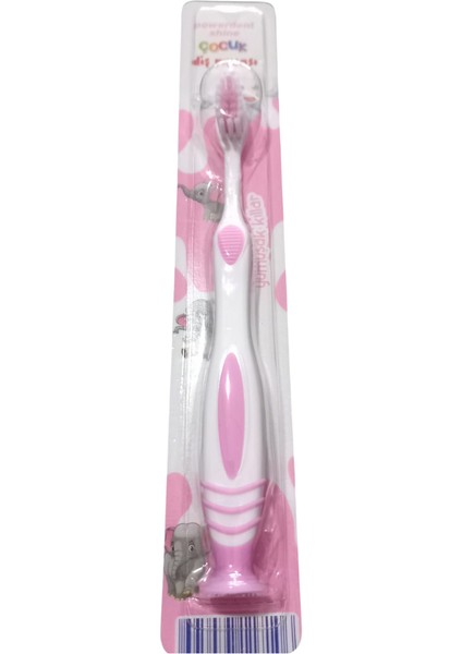Çocuk Diş Fırçası 2'li (Yeşil, Pembe) modelleri