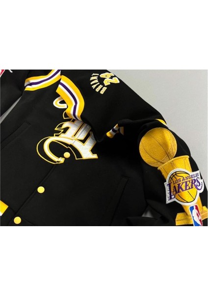 Erkek Lakers Kolej Ceket Siyah fiyatları
