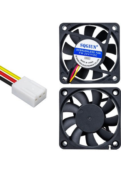 Robotrend IC-216A Fırçasız Dc Fan 60X60X15MM 24 Volt 3 Pin