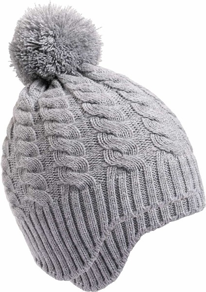 Ponponlu Kulak Kapamalı Unisex Bere Unisex