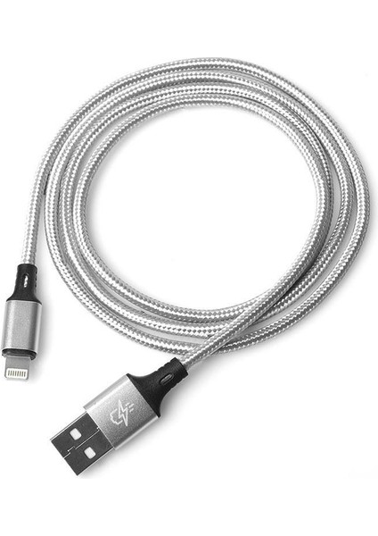 DK-CB-LT100BR USB To Lightning 1mt Örgülü Quick Charge Destekli Şarj ve Data Kablosu