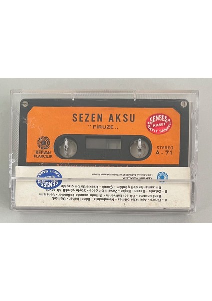 Sezen Aksu Firuze 1982 Ilk Baskı Kaset (Orjnal Dönem 1982 Ilk Baskı Kaset)