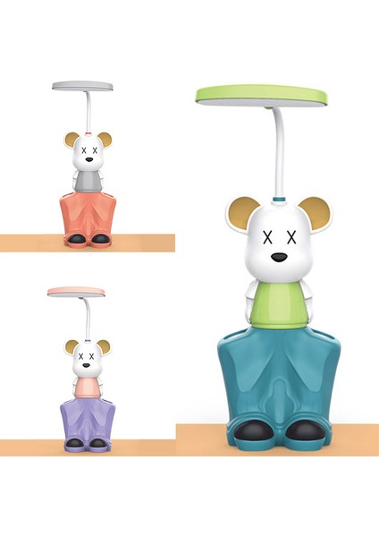 USB Şarj Edilebilir Gece Lambası Öğrenme Okuma Göz Koruması Masa Lambası Karikatür LED Işık Yatak Odası Gece Lambası (Yurt Dışından) fiyatları